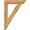 Ekena Millwork Traditional Slat Rough Sawn Bracket, Western Red Cedar, 6"W x 34"D x 46"H BKT06X34X46TRA06RWR - alternate 2